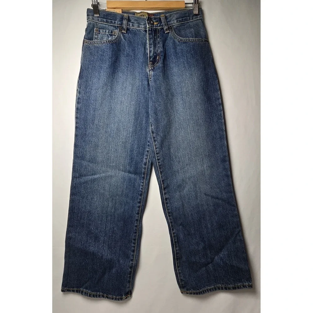 Old Navy Youth Jeans Size 10/12‎ Husky Adjustable Waist Medium Wash   (A9)